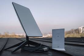 Antena Starlink instalada